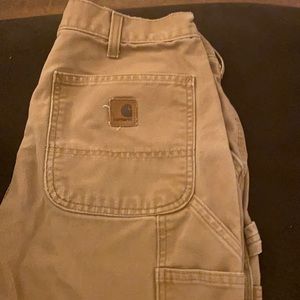 Carhartt tan utility pants 32x30